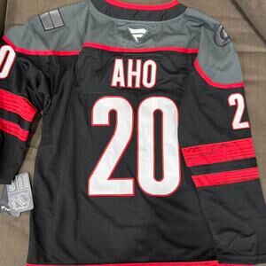 Sebastian aho carolina hurricanes black